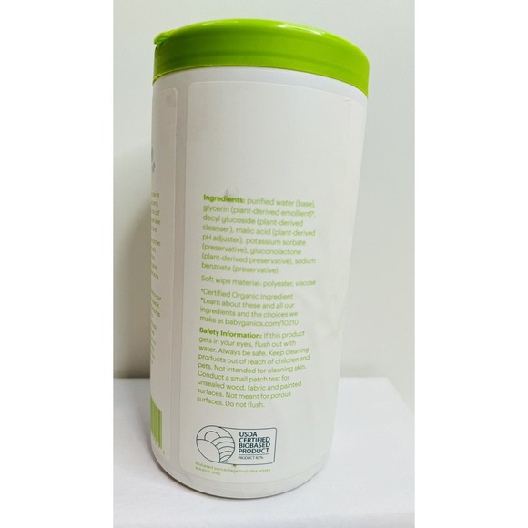 Babyganics All Purpose Surface‎ Wipes - Picture 4 of 8